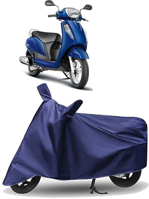 SK AUTO Two Wheeler Cover for Suzuki(Access 125, Blue)