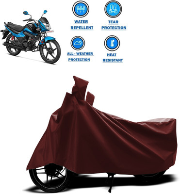 CODOKI Waterproof Two Wheeler Cover for Hero(Splendor I Smart, Maroon)