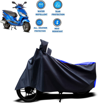 CODOKI Two Wheeler Cover for Bajaj(Blade 125, Blue)