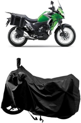 SUGASHRI Waterproof Two Wheeler Cover for Kawasaki(Versys X 300, Black)