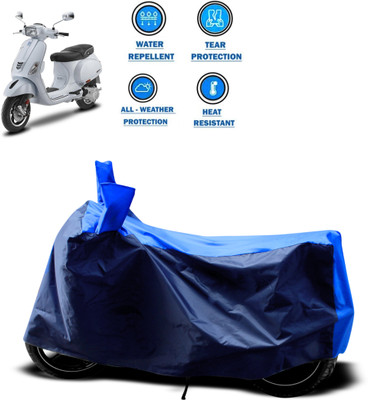 CODOKI Two Wheeler Cover for Piaggio(Vespa SXL, Blue)