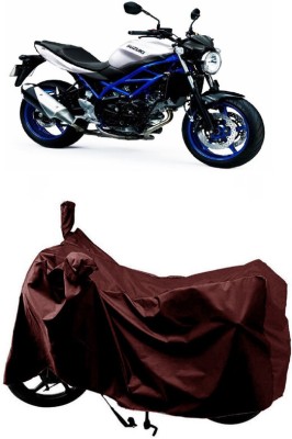 SUGASHRI Waterproof Two Wheeler Cover for Suzuki(SV650, Maroon)