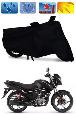 Mdstar Waterproof Two Wheeler Cover for Hero(Glamour BS6, Black)