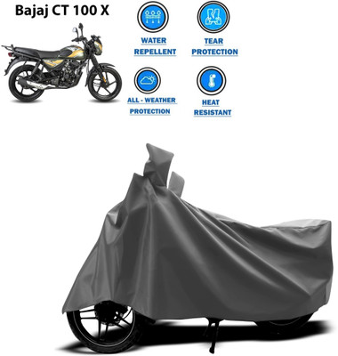 CODOKI Two Wheeler Cover for Bajaj(Grey)