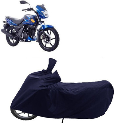 SK AUTO Two Wheeler Cover for TVS(Flame SR125, Blue)