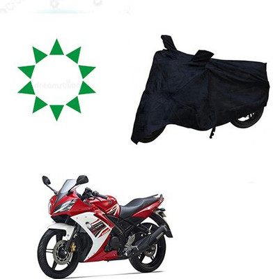 DeepShakshi AUTOMOTIVE Two Wheeler Cover for Yamaha(R15 s, Black)