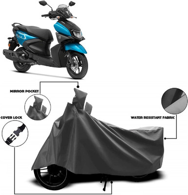 MMSSTAR Waterproof Two Wheeler Cover for Yamaha(Ray ZR BS6, Grey)