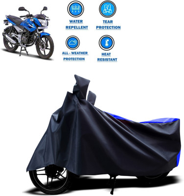 CODOKI Two Wheeler Cover for Bajaj(XCD 135, Blue)