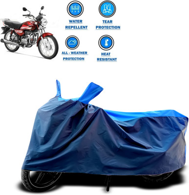 CODOKI Two Wheeler Cover for Hero(HF Dawn, Blue)