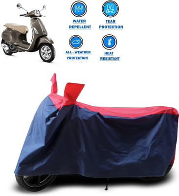 CODOKI Two Wheeler Cover for Piaggio(Vespa VXL, Red)
