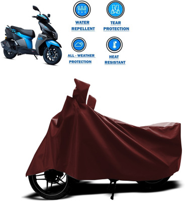 PAGORA Waterproof Two Wheeler Cover for TVS(Ntorq 125, Maroon)