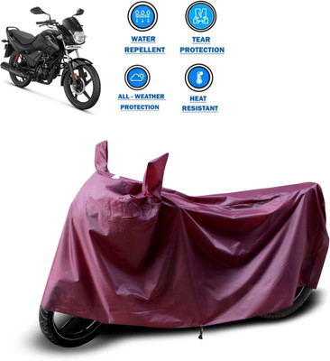 CODOKI Waterproof Two Wheeler Cover for Hero(Passion Plus, Maroon)