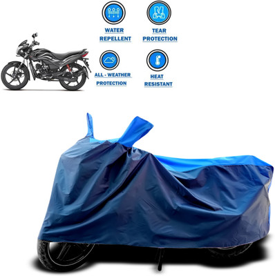 CODOKI Two Wheeler Cover for Hero(Passion, Blue)