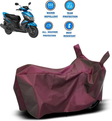 CODOKI Waterproof Two Wheeler Cover for Yamaha(Ray Z, Maroon)