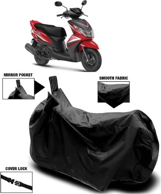 MMSSTAR Waterproof Two Wheeler Cover for Yamaha(Ray Z, Black)