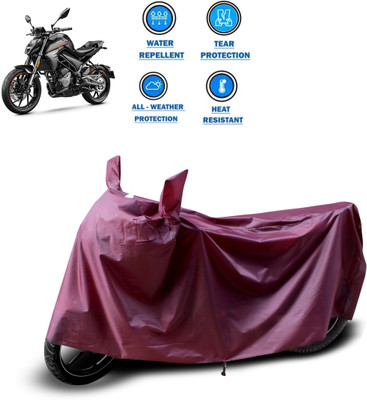 PAGORA Waterproof Two Wheeler Cover for CFMoto(300NK, Maroon)