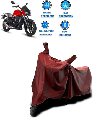 CODOKI Waterproof Two Wheeler Cover for Mahindra(Mojo UT 300, Maroon)