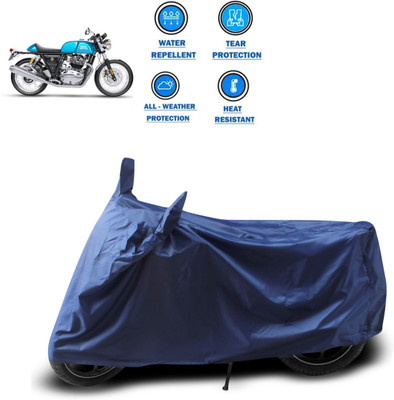 CODOKI Two Wheeler Cover for Royal Enfield(Continental GT, Blue)