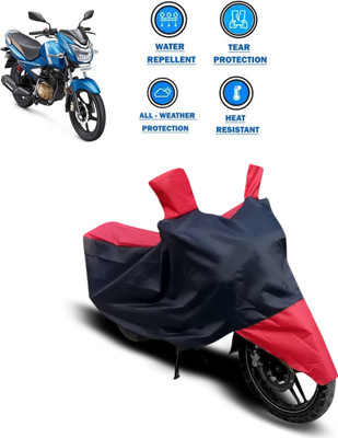 PAGORA Two Wheeler Cover for TVS(Victor, Red)