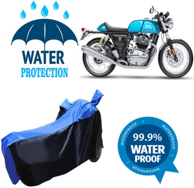 Mdstar Waterproof Two Wheeler Cover for Royal Enfield(Continental GT, Multicolor)