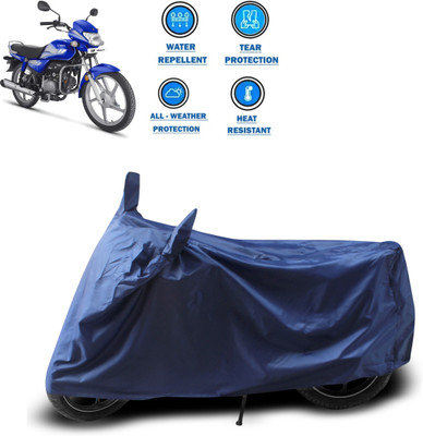 CODOKI Two Wheeler Cover for Hero(MotoCorp HF Deluxe, Blue)