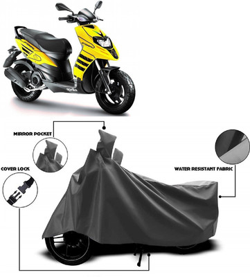 MMSSTAR Waterproof Two Wheeler Cover for Aprilia(Storm 125, Grey)
