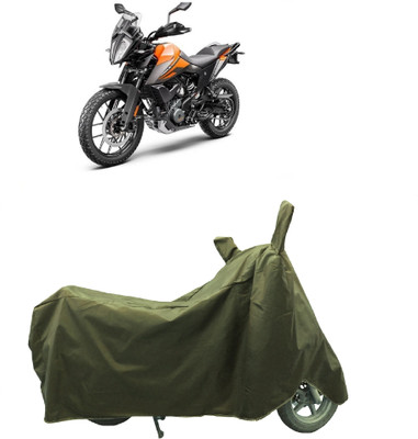 Coxtor Waterproof Two Wheeler Cover for KTM(390 Adventure BS6, Gold)