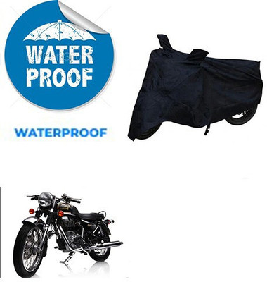 SK AUTO Waterproof Two Wheeler Cover for Royal Enfield(Electra Delux, Black)