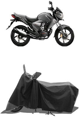 SUGASHRI Waterproof Two Wheeler Cover for Honda(Dazzler, Grey, Black)