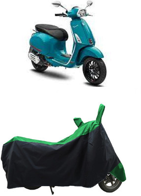 Coxtor Waterproof Two Wheeler Cover for Piaggio(Vespa, Green)