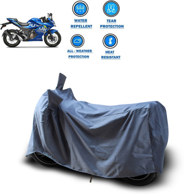 CODOKI Waterproof Two Wheeler Cover for Suzuki(Gixxer SF 250, Grey)