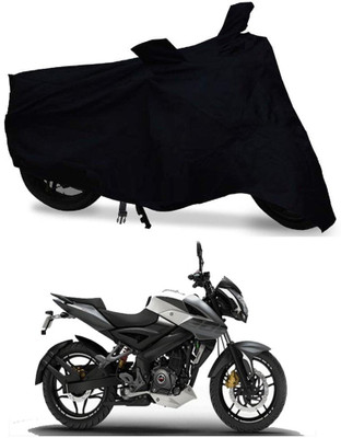 DeepShakshi AUTOMOTIVE Two Wheeler Cover for Bajaj(Pulsar 200 NS DTS-i, Black)