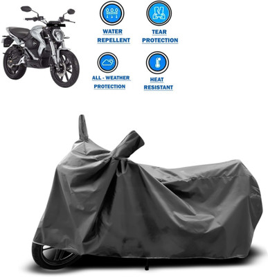 CODOKI Two Wheeler Cover for Revolt(RV 300, Grey)