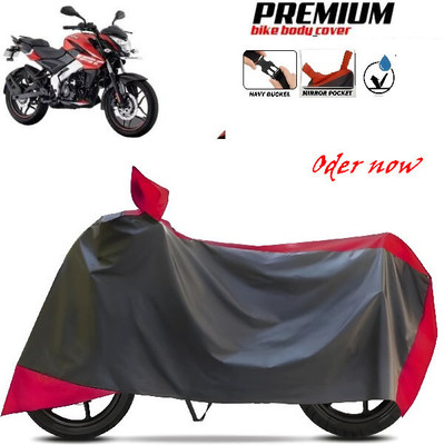 SK AUTO Waterproof Two Wheeler Cover for TVS, Hero, Honda, Bajaj(Red, Black)