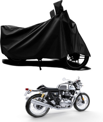 SK AUTO Two Wheeler Cover for Royal Enfield(Continental GT, Black)