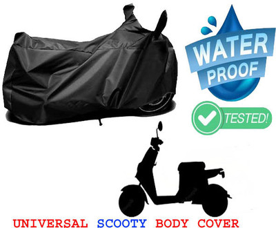Mobidezire Waterproof Two Wheeler Cover for TVS(Zest 110, Black)