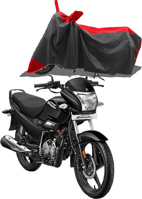 algrowd Two Wheeler Cover for Hero(Splendor I Smart, Red)