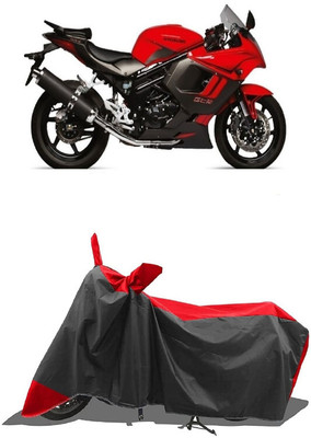 SUGASHRI Waterproof Two Wheeler Cover for Hyosung(GT650R, Red, Black)
