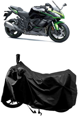 SUGASHRI Waterproof Two Wheeler Cover for Kawasaki(Ninja 1000, Black)