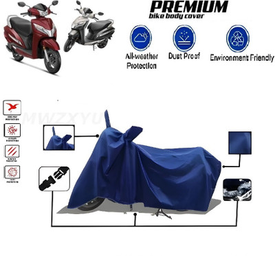 SK AUTO Waterproof Two Wheeler Cover for Honda(Activa, Clear, Blue)