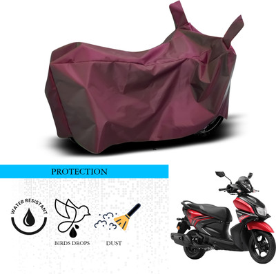 ANTHUB Waterproof Two Wheeler Cover for Yamaha(Ray ZR, Maroon)