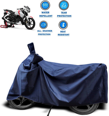 CODOKI Two Wheeler Cover for TVS(Apache RTR 160, Blue)