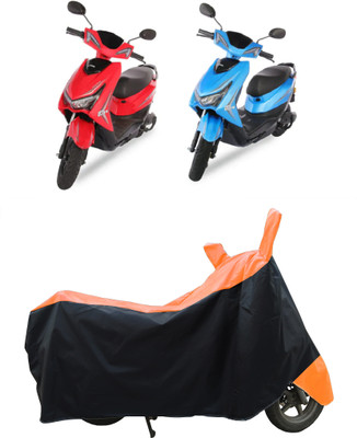 Coxtor Waterproof Two Wheeler Cover for Ampere(Reo Elite, Orange)
