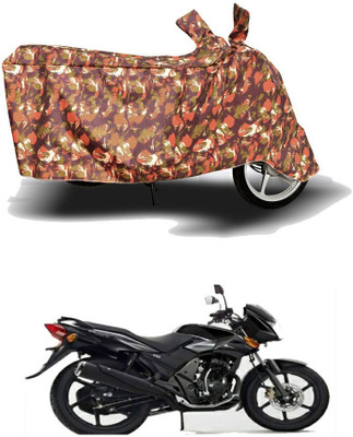 SK AUTO Two Wheeler Cover for TVS(Flame 125, Red)