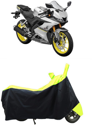 Coxtor Waterproof Two Wheeler Cover for Yamaha(YZF R15, Yellow)