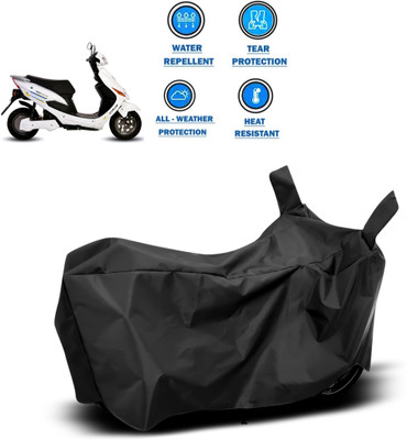 CODOKI Two Wheeler Cover for Hero(Electric Cruz, Black)