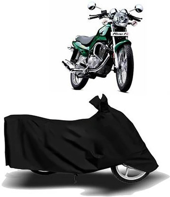 Mdstar Waterproof Two Wheeler Cover for TVS(Fiero FX, Black)