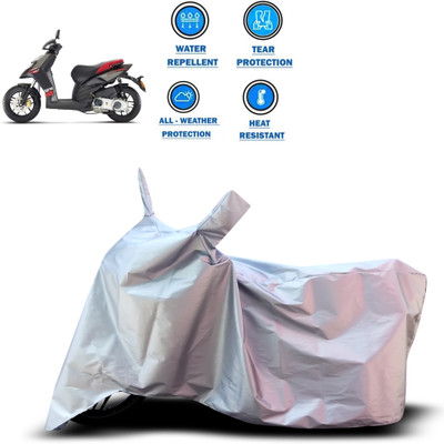 CODOKI Two Wheeler Cover for Aprilia(SR 125, Silver)