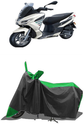 SUGASHRI Waterproof Two Wheeler Cover for Aprilia(SXR 160, Green, Black)