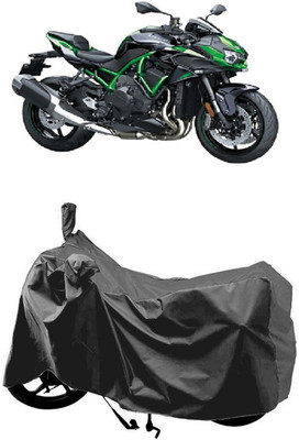 SUGASHRI Waterproof Two Wheeler Cover for Kawasaki(ZH2 BS6, Grey)